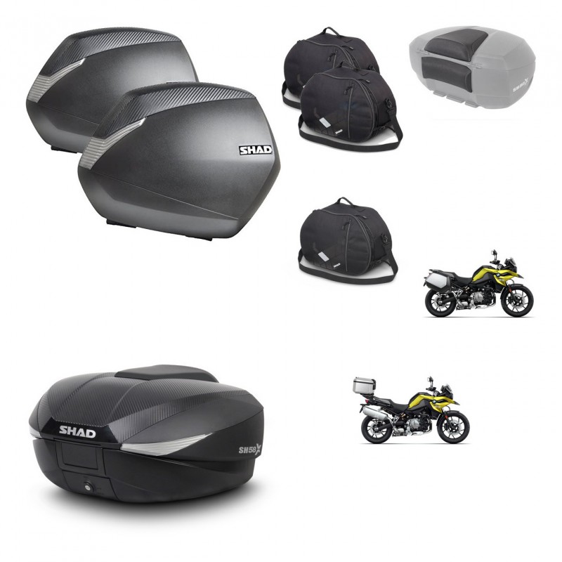 SHAD Baul SH58 + soporte montaje maletas SH36 accesorios KIT-462743