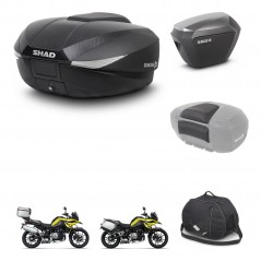 SHAD SH23 alu suitcases + mounting bracket SH58 trunk accessories KIT-462747