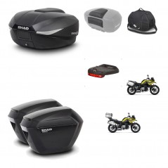 SHAD Maletas sh23 + soporte montaje baul SH58 accesorios KIT-462750