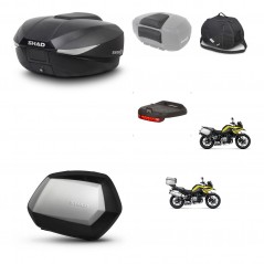 SHAD Maletas SH35 PREMIUM + soporte montaje baul SH58 accesorios KIT-462751