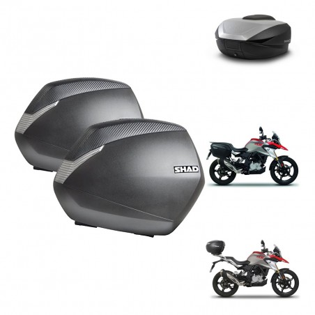 SHAD SH59 trunk + mounting bracket SH36 suitcases 59L KIT-462754