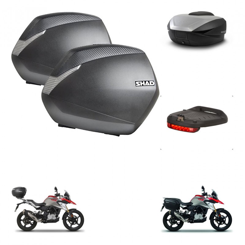 SHAD SH59 trunk + mounting bracket SH36 suitcases accessories 59L KIT-462760