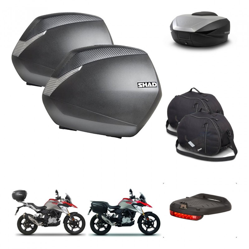 SHAD SH59 trunk + mounting bracket SH36 suitcases accessories 59L KIT-462761