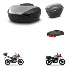 SHAD SH23 alu suitcases + mounting bracket SH59 trunk accessories 59L KIT-462765