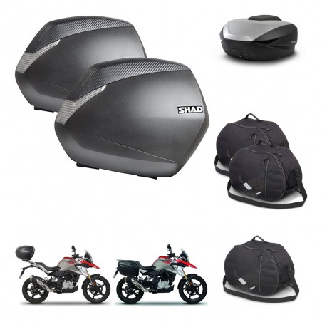 SHAD SH59 trunk + mounting bracket SH36 suitcases accessories 59L KIT-462767