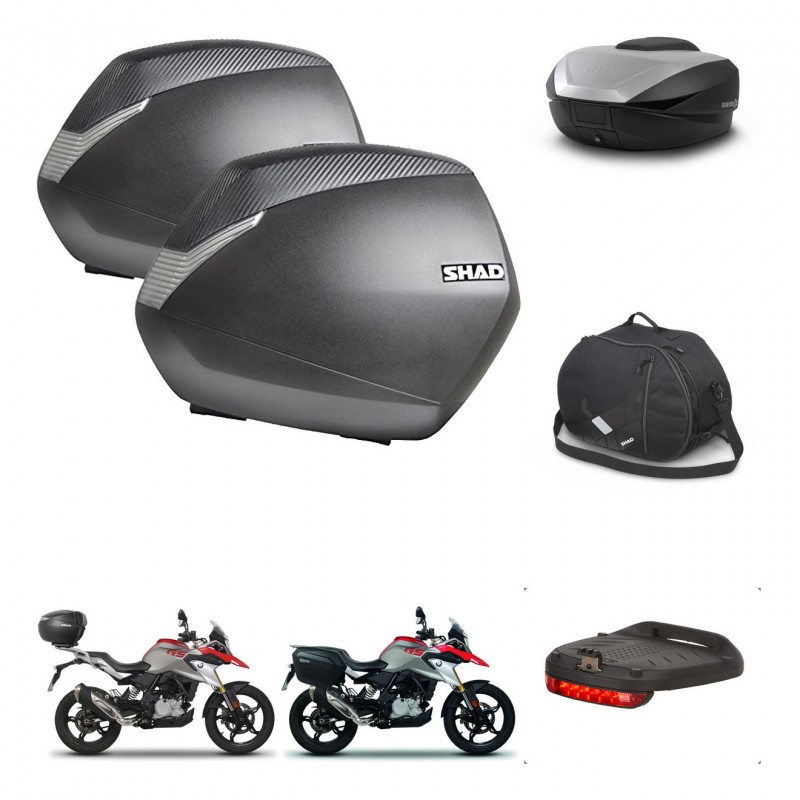 SHAD SH59 trunk + mounting bracket SH36 suitcases accessories 59L KIT-462772