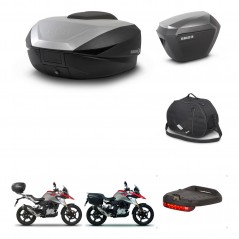 SHAD SH23 alu suitcases + mounting bracket SH59 trunk accessories 59L KIT-462777