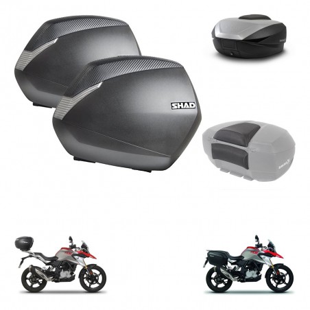 SHAD SH59 trunk + mounting bracket SH36 suitcases accessories 59L KIT-462778