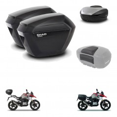SHAD SH59 trunk + mounting bracket sh23 suitcases accessories 59L KIT-462780