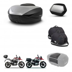 SHAD SH35 PREMIUM suitcases + mounting bracket SH59 trunk accessories 59L KIT-462782