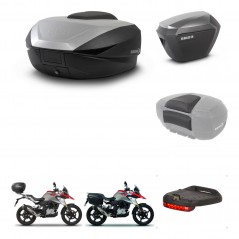 SHAD SH23 alu suitcases + mounting bracket SH59 trunk accessories 59L KIT-462789