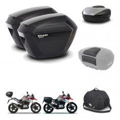 SHAD SH59 trunk + mounting bracket sh23 suitcases accessories 59L KIT-462792
