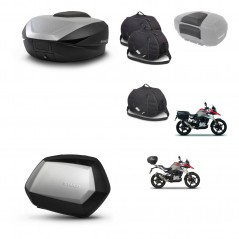 SHAD SH35 PREMIUM suitcases + mounting bracket SH59 trunk accessories 59L KIT-462794