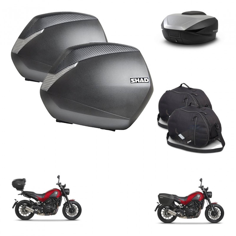 SHAD Baul SH59 + soporte montaje maletas SH36 accesorios 59L KIT-462803