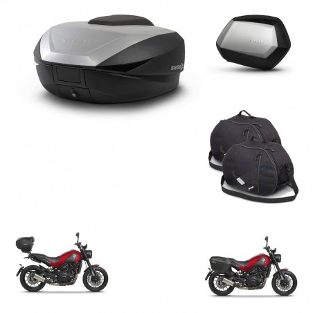 SHAD SH35 PREMIUM suitcases + mounting bracket SH59 trunk accessories 59L KIT-462806