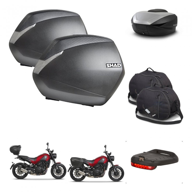 SHAD SH59 trunk + mounting bracket SH36 suitcases accessories 59L KIT-462809