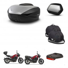 SHAD Maletas SH35 PREMIUM + soporte montaje baul SH59 accesorios 59L KIT-462812