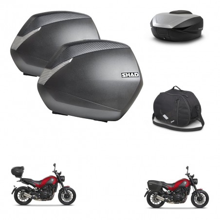 SHAD SH59 trunk + mounting bracket SH36 suitcases accessories 59L KIT-462814