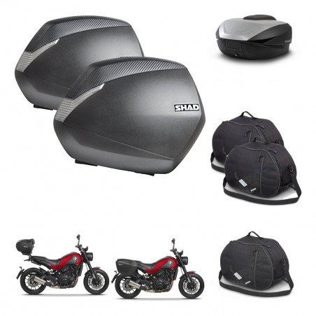 SHAD SH59 trunk + mounting bracket SH36 suitcases accessories 59L KIT-462815