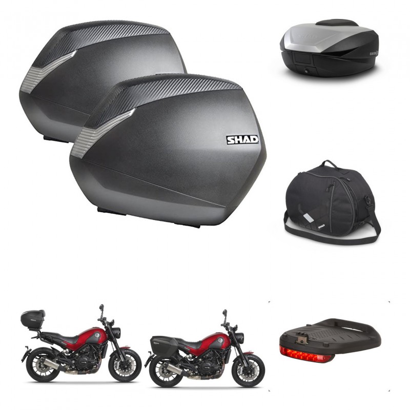 SHAD SH59 trunk + mounting bracket SH36 suitcases accessories 59L KIT-462820