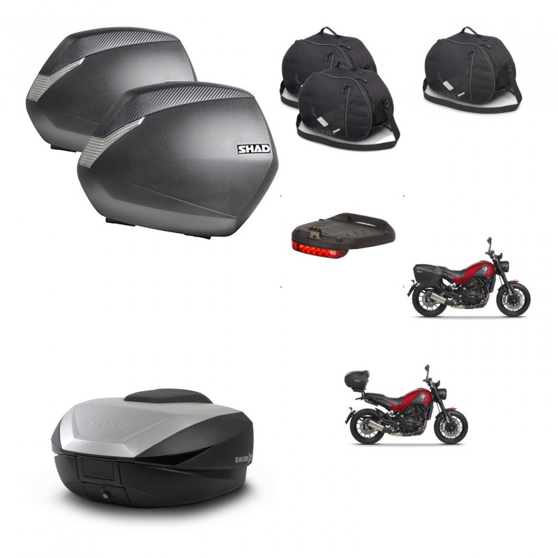 SHAD SH59 trunk + mounting bracket SH36 suitcases accessories 59L KIT-462821
