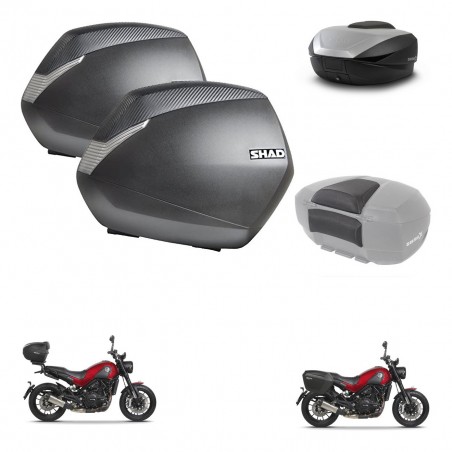 SHAD SH59 trunk + mounting bracket SH36 suitcases accessories 59L KIT-462826