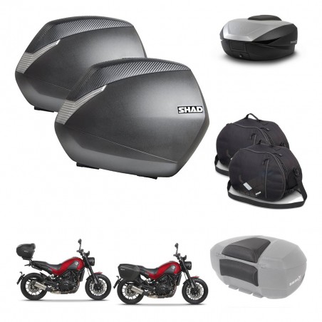 SHAD Baul SH59 + soporte montaje maletas SH36 accesorios 59L KIT-462827
