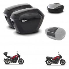 SHAD SH59 trunk + mounting bracket sh23 suitcases accessories 59L KIT-462828