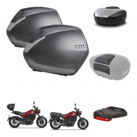 SHAD Baul SH59 + soporte montaje maletas SH36 accesorios 59L KIT-462832