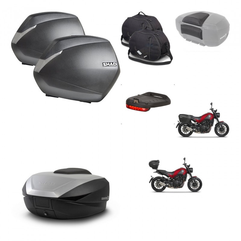 SHAD SH59 trunk + mounting bracket SH36 suitcases accessories 59L KIT-462833