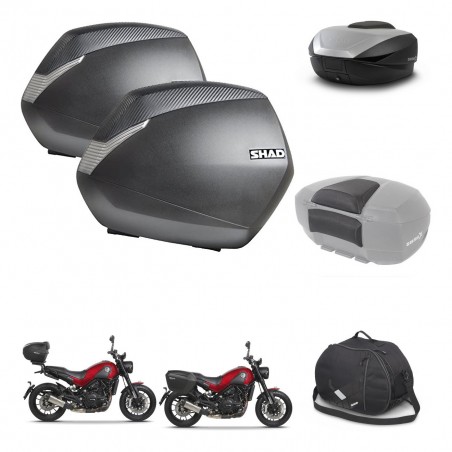 SHAD SH59 trunk + mounting bracket SH36 suitcases accessories 59L KIT-462838