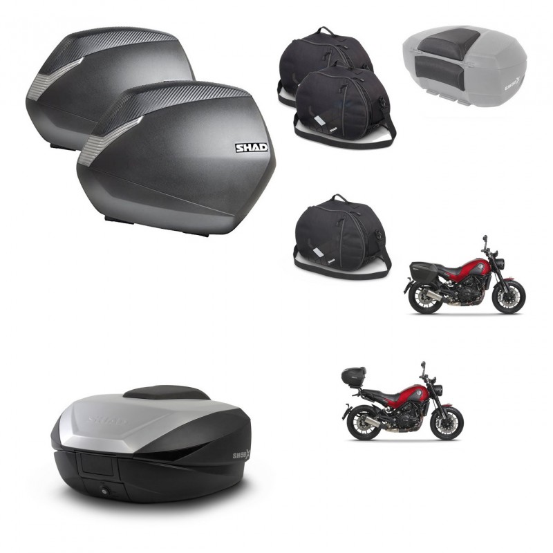 SHAD Baul SH59 + soporte montaje maletas SH36 accesorios 59L KIT-462839