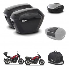 SHAD SH59 trunk + mounting bracket sh23 suitcases accessories 59L KIT-462840