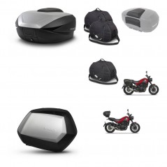 SHAD SH35 PREMIUM suitcases + mounting bracket SH59 trunk accessories 59L KIT-462842