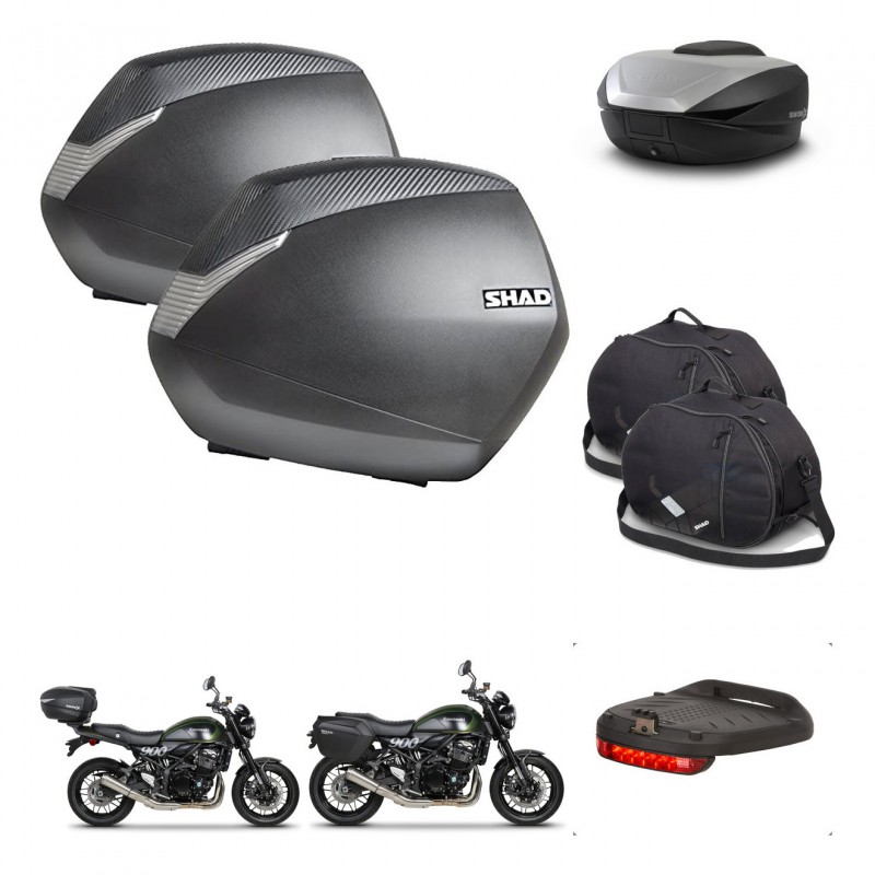 SHAD SH59 trunk + mounting bracket SH36 suitcases accessories 59L KIT-462857