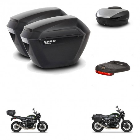 SHAD SH59 trunk + mounting bracket sh23 suitcases accessories 59L KIT-462858