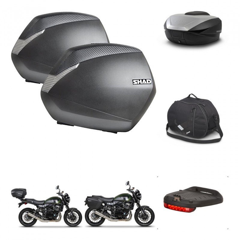 SHAD SH59 trunk + mounting bracket SH36 suitcases accessories 59L KIT-462868