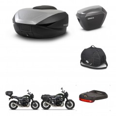 SHAD SH23 alu suitcases + mounting bracket SH59 trunk accessories 59L KIT-462873