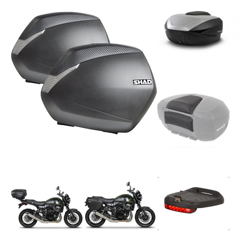 SHAD SH59 trunk + mounting bracket SH36 suitcases accessories 59L KIT-462880