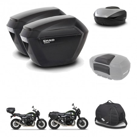 SHAD SH59 trunk + mounting bracket sh23 suitcases accessories 59L KIT-462888