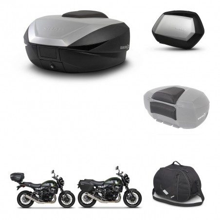 SHAD SH35 PREMIUM suitcases + mounting bracket SH59 trunk accessories 59L KIT-462889