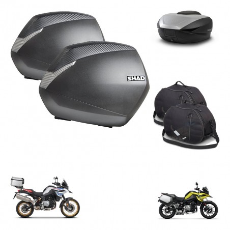 SHAD Baul SH59 + soporte montaje maletas SH36 accesorios 59L KIT-462899