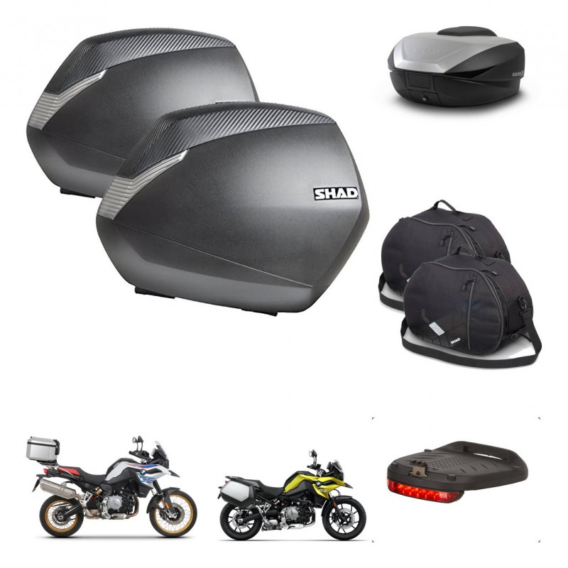 SHAD SH59 trunk + mounting bracket SH36 suitcases accessories 59L KIT-462905