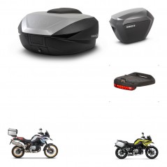 SHAD Maletas sh23 alu + soporte montaje baul SH59 accesorios 59L KIT-462909