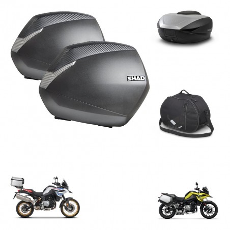 SHAD SH59 trunk + mounting bracket SH36 suitcases accessories 59L KIT-462910