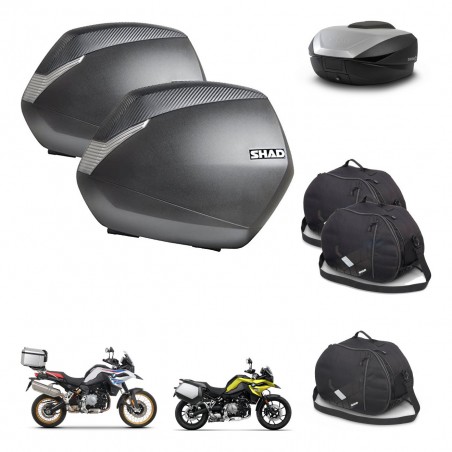 SHAD SH59 trunk + mounting bracket SH36 suitcases accessories 59L KIT-462911