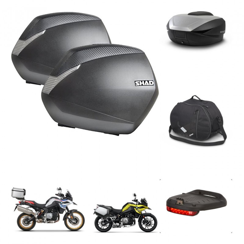 SHAD SH59 trunk + mounting bracket SH36 suitcases accessories 59L KIT-462916