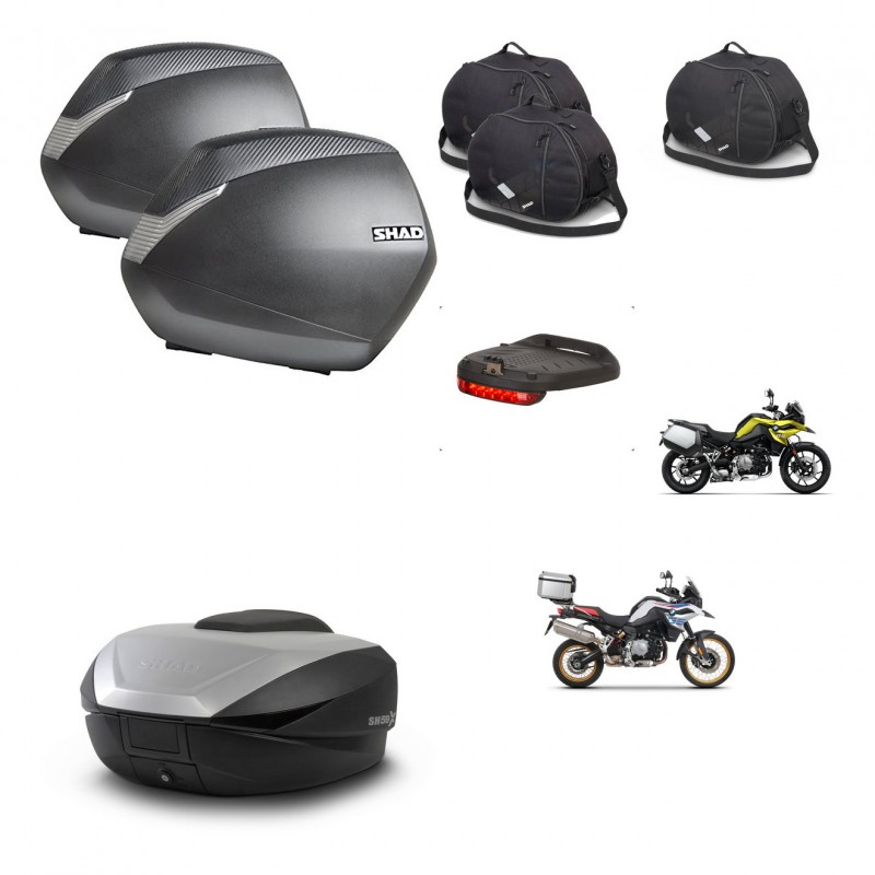SHAD SH59 trunk + mounting bracket SH36 suitcases accessories 59L KIT-462917