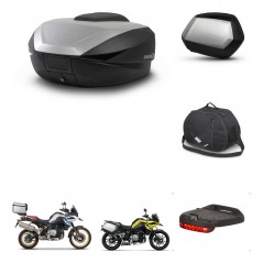 SHAD SH35 PREMIUM suitcases + mounting bracket SH59 trunk accessories 59L KIT-462919