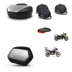 SHAD SH35 PREMIUM suitcases + mounting bracket SH59 trunk accessories 59L KIT-462920